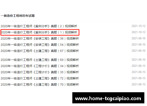 tcg彩票NBA考试全面解析：历年真题分析、备考技巧与策略